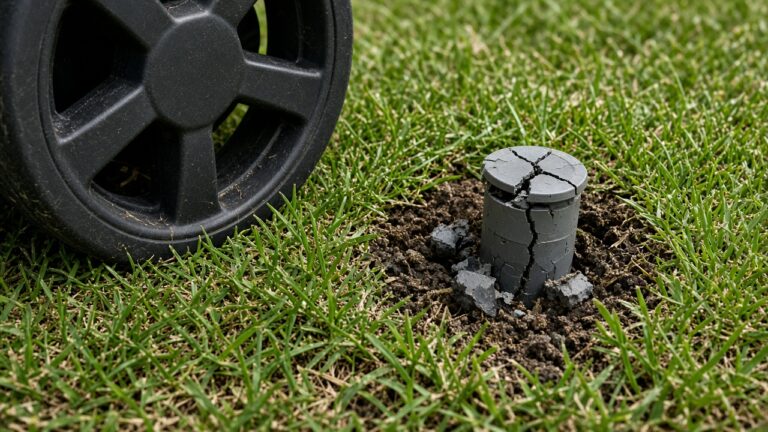 Repairing Spray Heads Damaged by Lawn Mowers in Bedford Yards